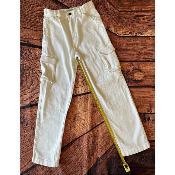 PacSun White Cargo Dad Jeans Size 26‎ - Picture 2 of 14